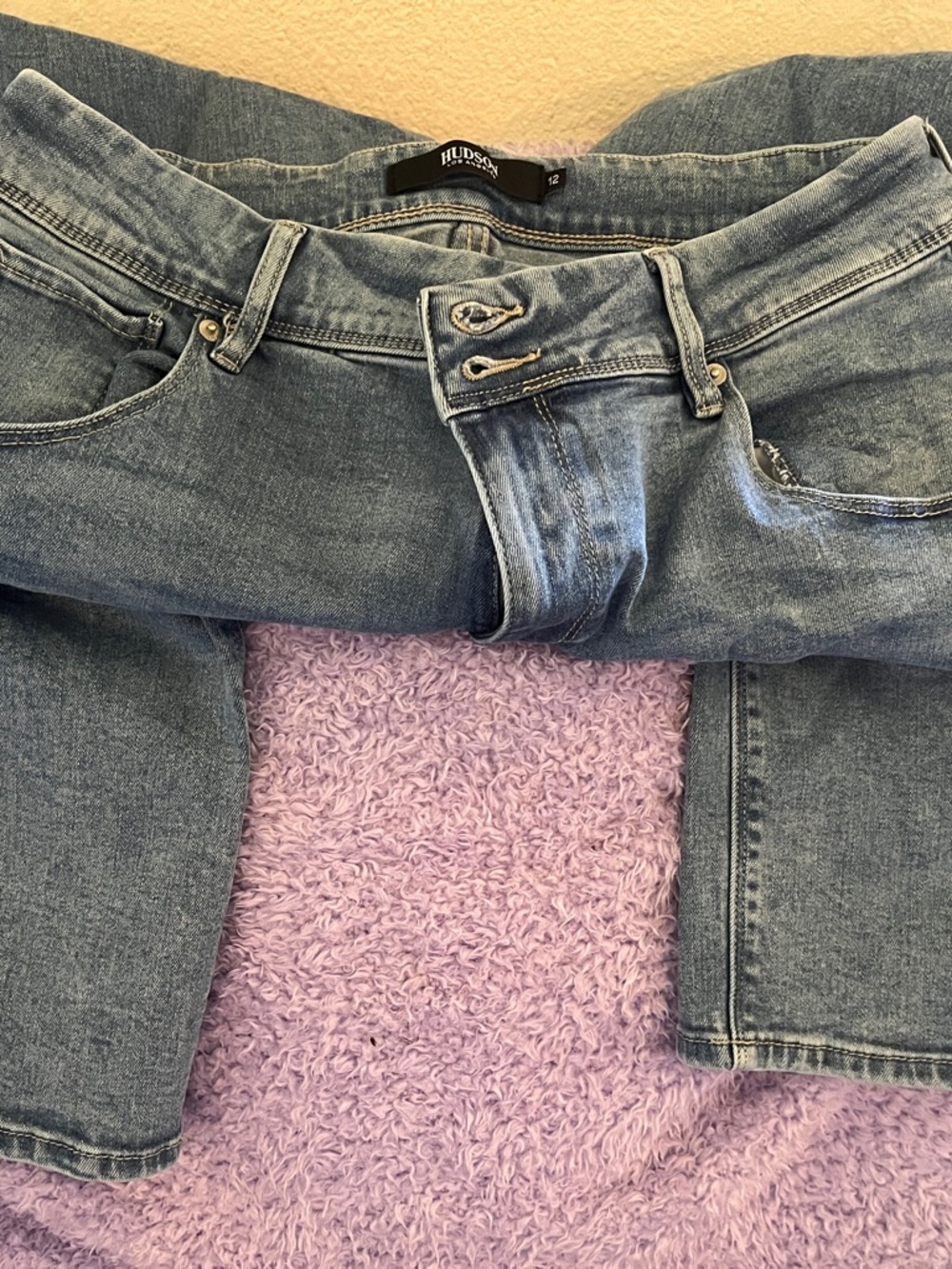 Hudson Jeans Light Blue Straight Leg Women's Jeans